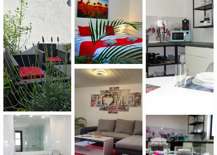 Happy-Homes Red - Up To 5 - Kueche - W-Lan - Netflix - Honig - Terrasse Altenstadt  photo