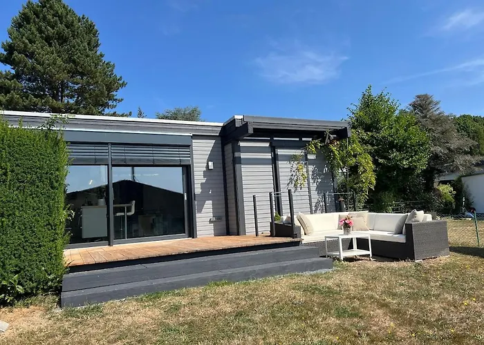 Usingen Idyllisches Ferienhaus Im Gruenen Mit Fernblick תמונה