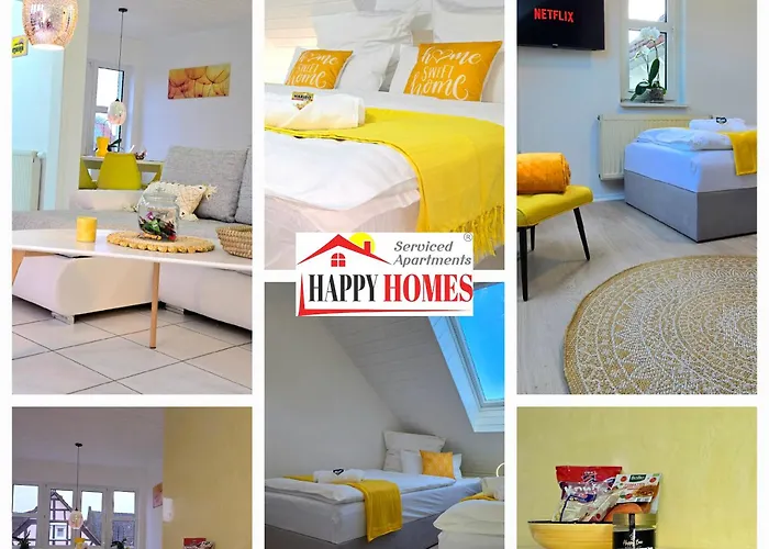 Happy Homes Yellow - Dein Stylisches Design-Apartment - Wlan - Netflix - Parkplatz Nidda foto