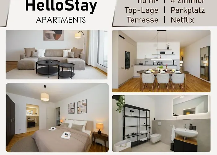 Luxurioeses 4-Zimmer-Apt Im Japandi-Stil I Top-Lage I Familienfreundlich I Terrasse I Kueche I Netflix I Kostenloser Parkplatz I 110 M2 Eltville am Rhein φωτογραφία